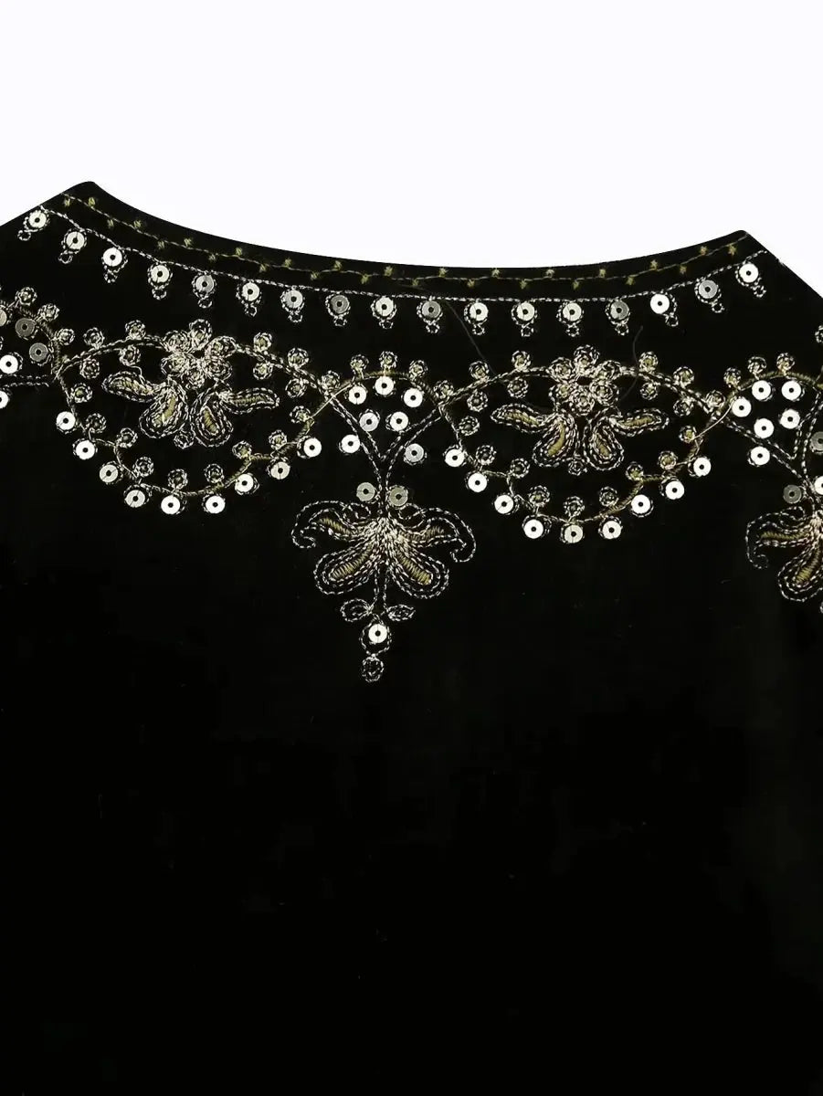Mosie Embroidered Bohemian Vest