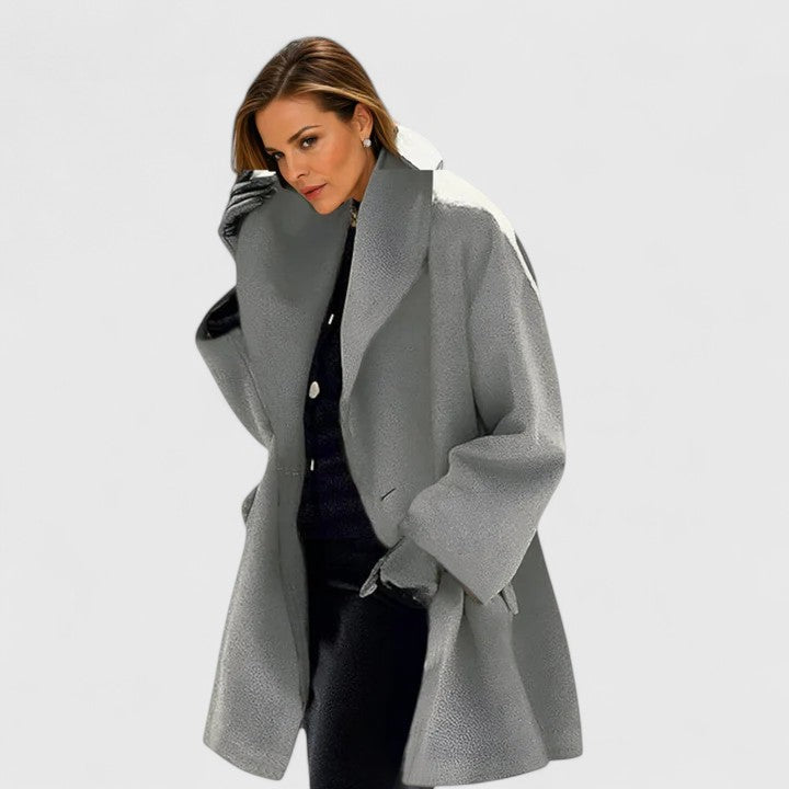 Halle Oversized Shawl Collar Coat