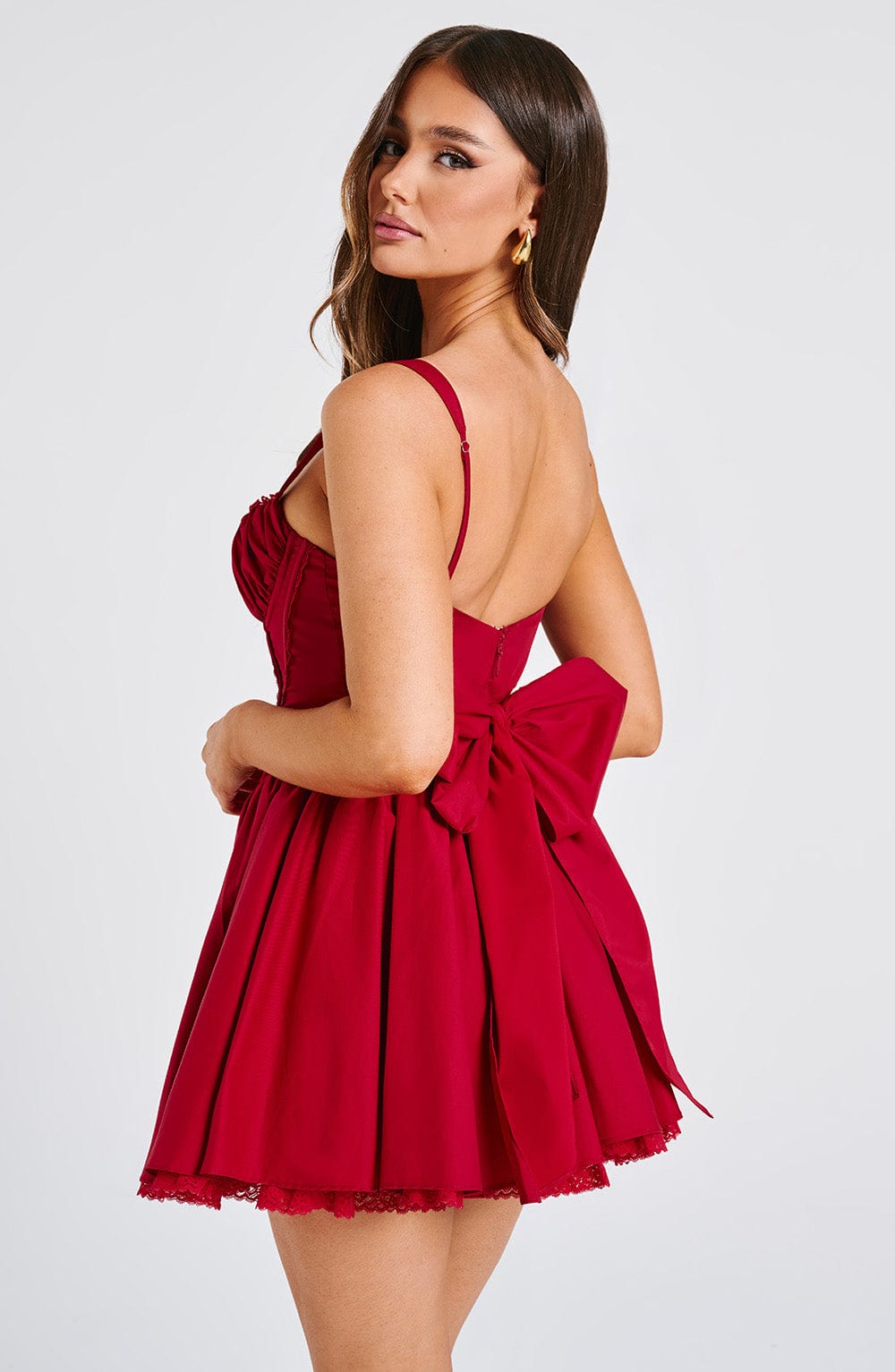Jody Bow Detail Corset Mini Dress