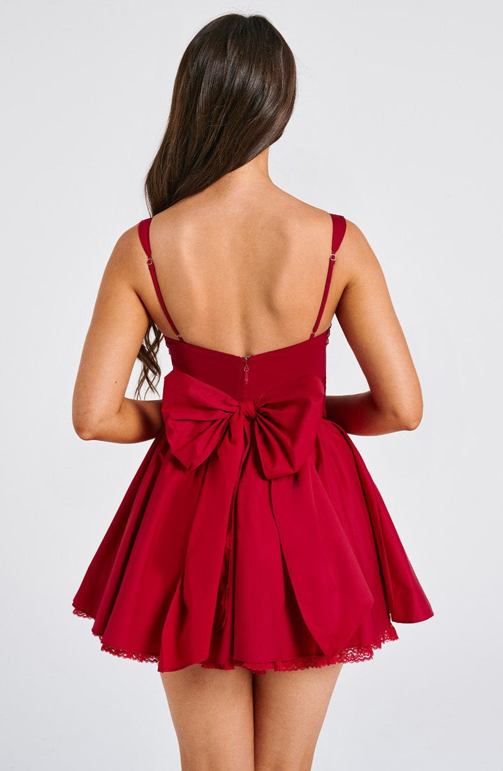 Jody Bow Detail Corset Mini Dress