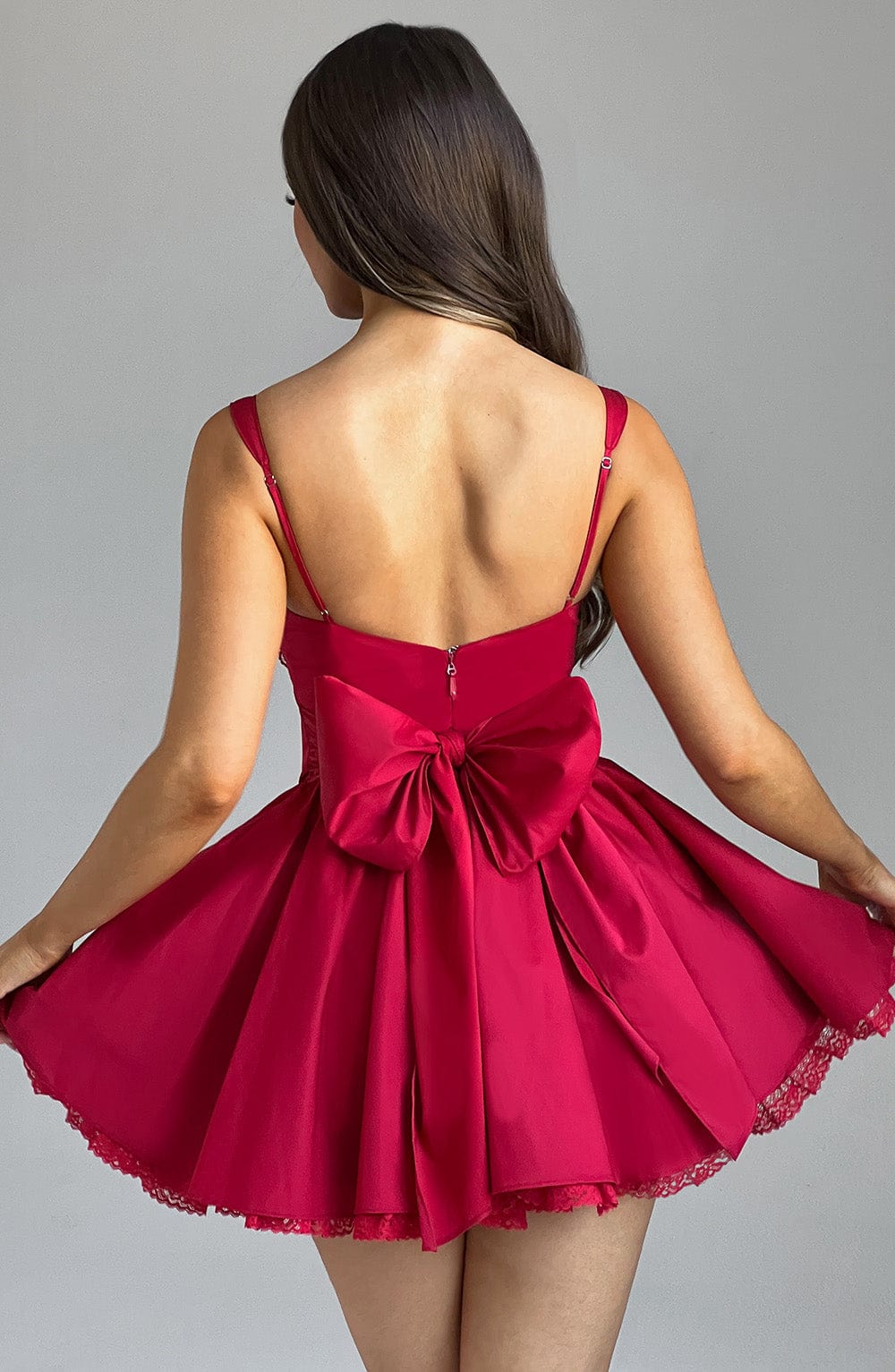 Jody Bow Detail Corset Mini Dress
