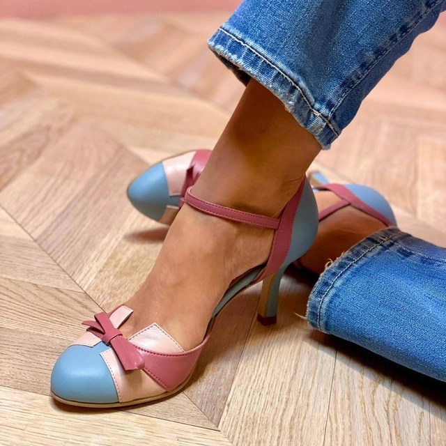 Donna Paris Sorbet Bow Heels