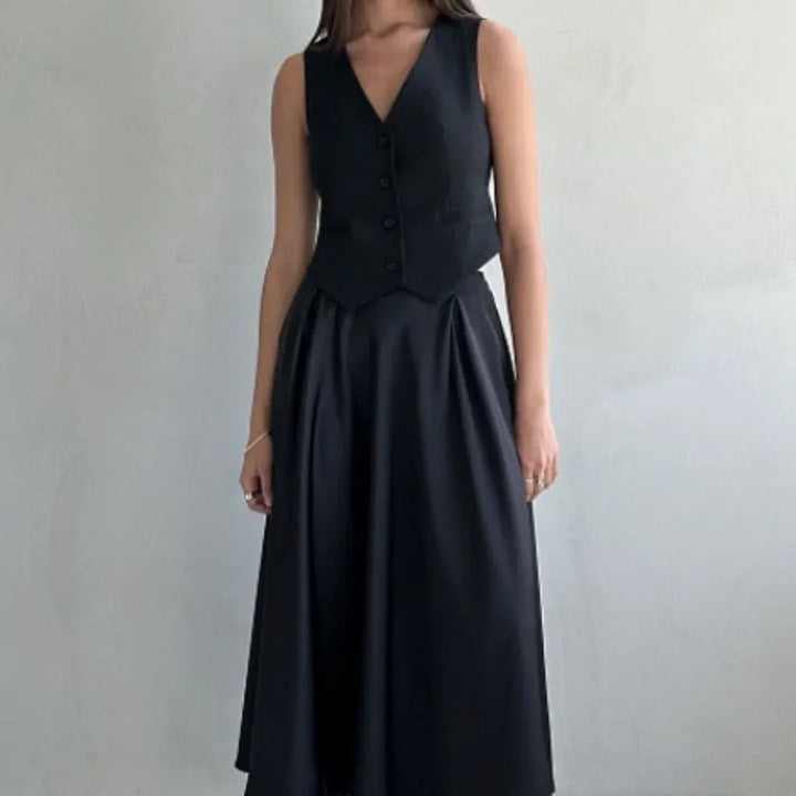 Kaia Satin High Waist Maxi Skirt