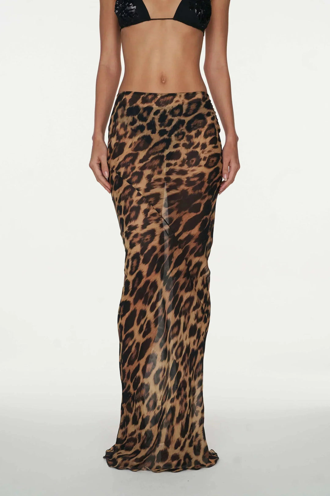 Colette Leopard Print Maxi Skirt