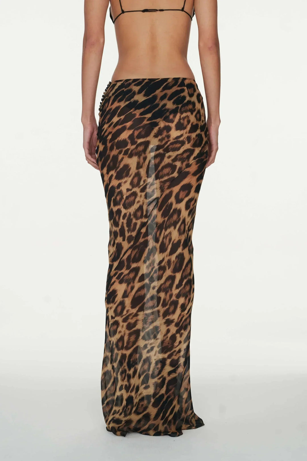 Colette Leopard Print Maxi Skirt