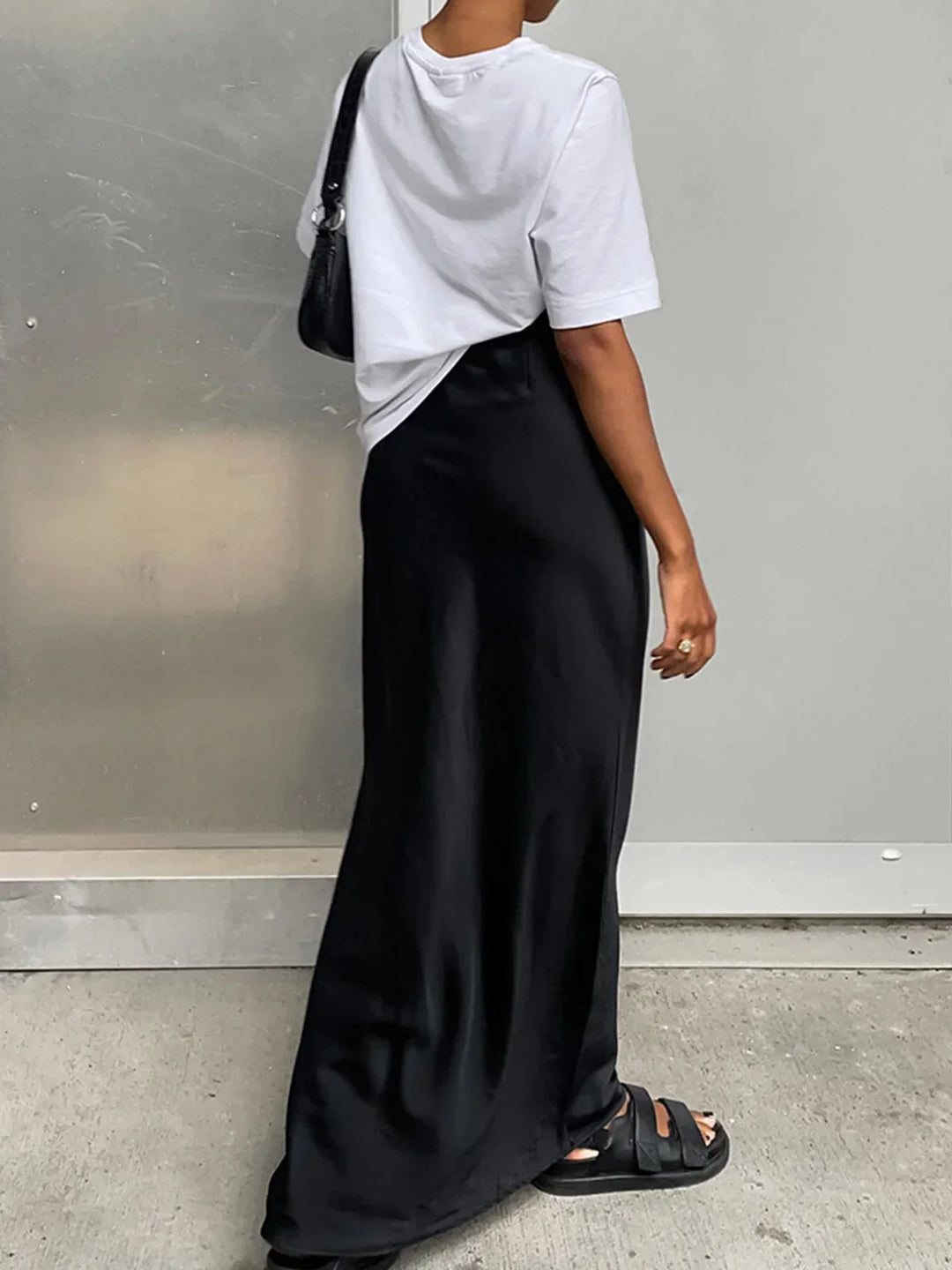 Veda Satin Slip Maxi Skirt