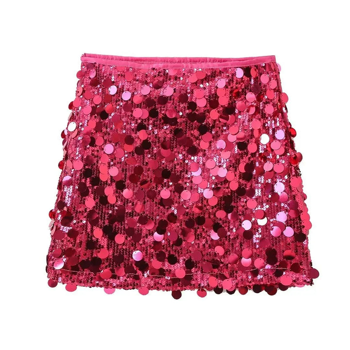Brigitte Oversized Sequin Mini Skirt