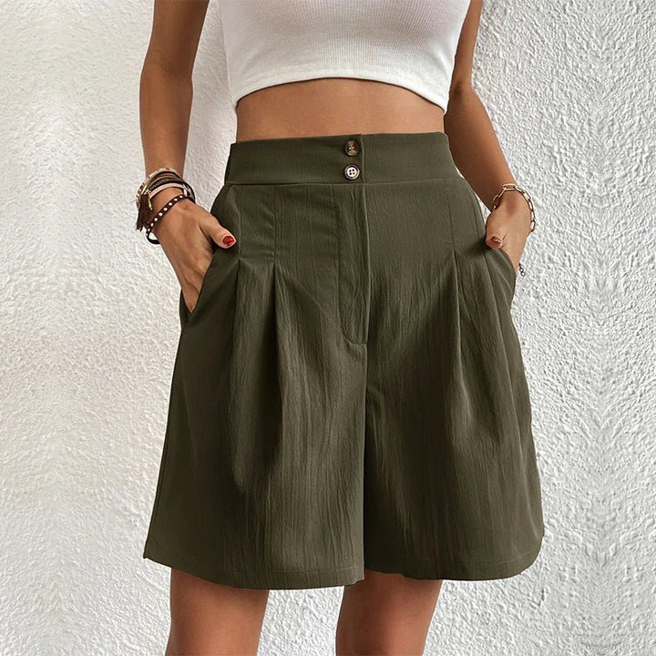 Blair Pleated Tailored Shorts