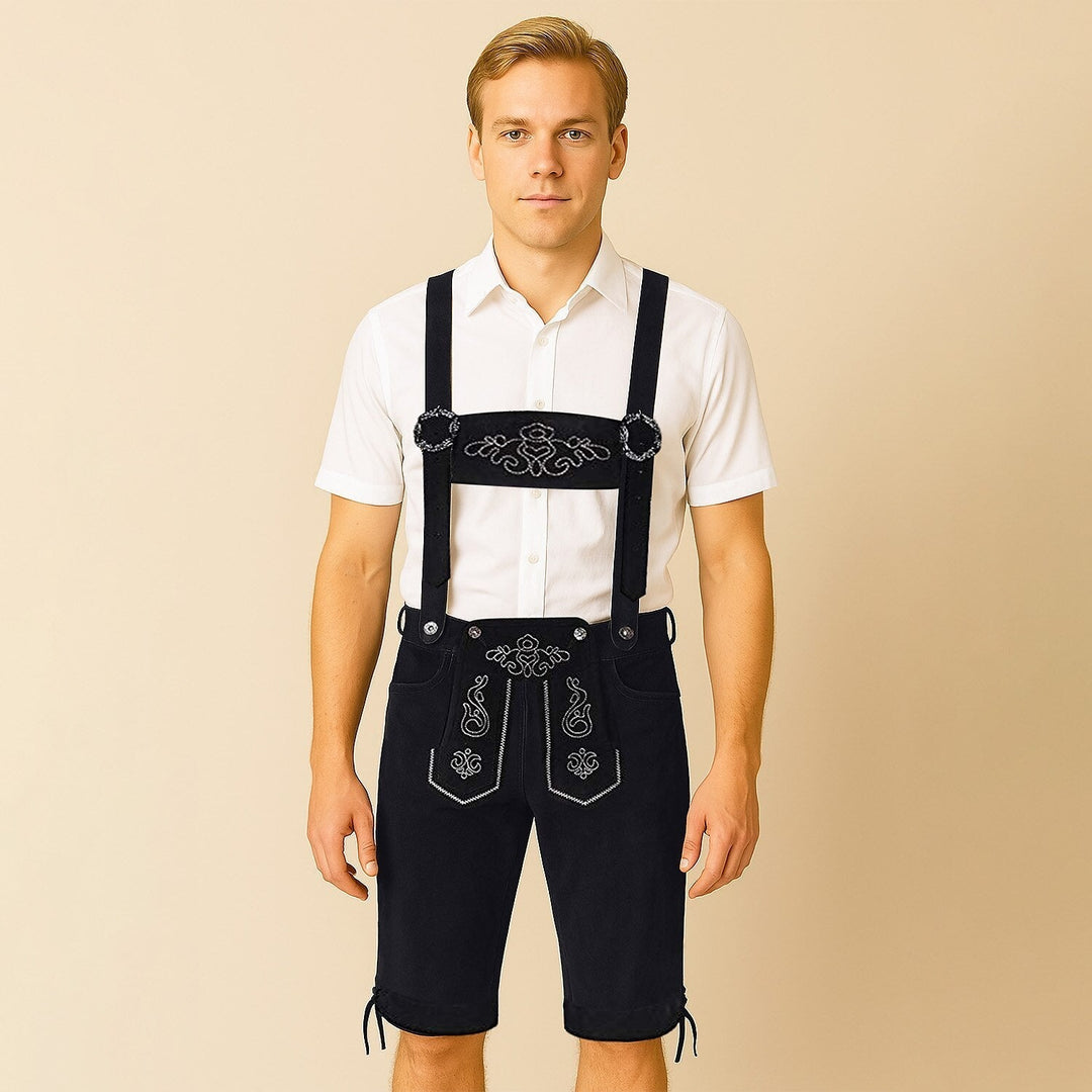 Ilias Embroidered Lederhosen Set