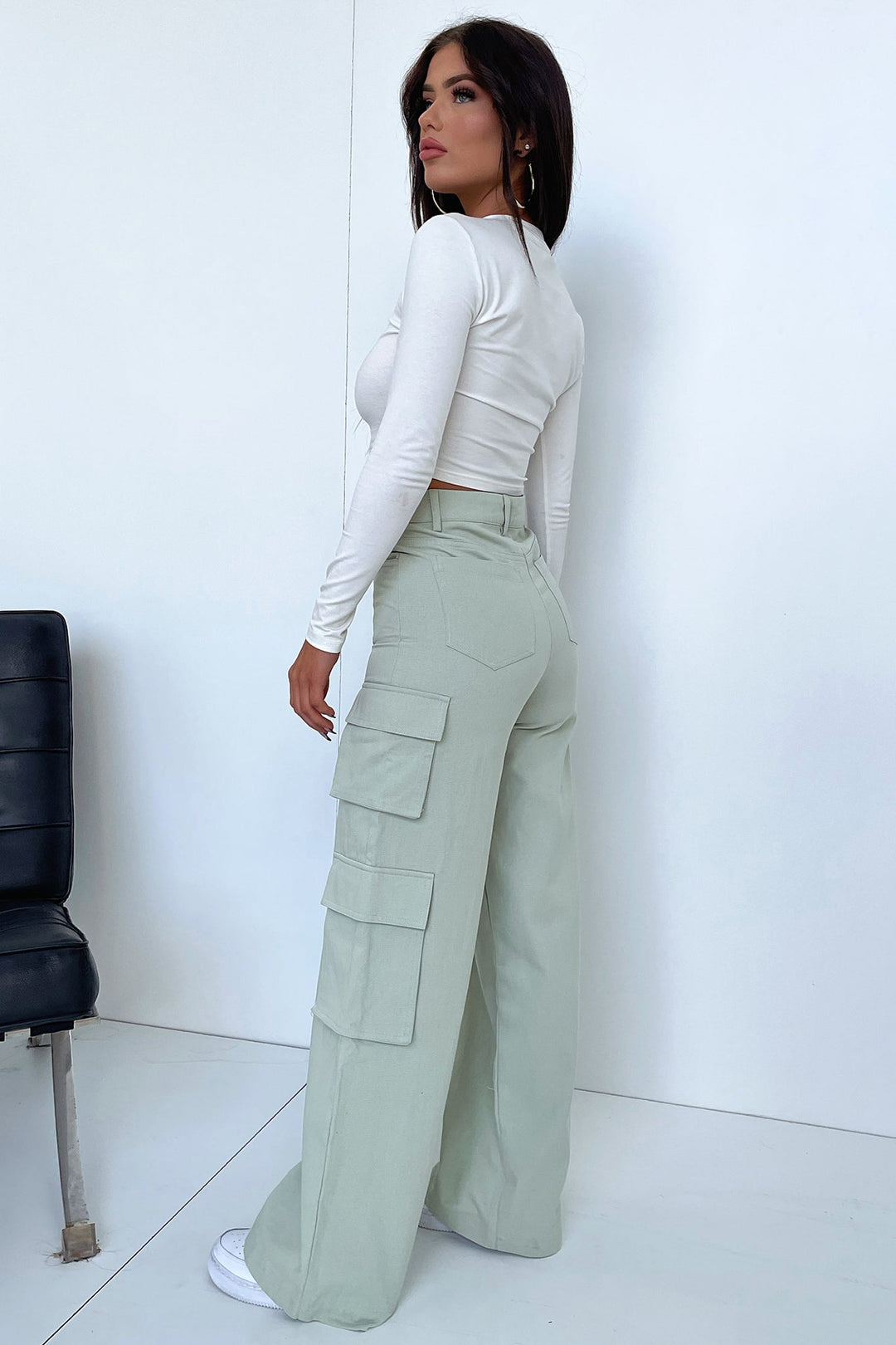 Fiora Wide Leg Cargo Pants