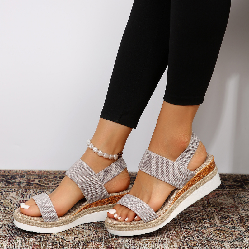 Marigold Riviera Comfort Platform Sandals