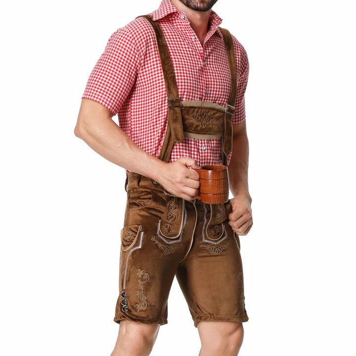 Thorsten Embroidered Lederhosen Set