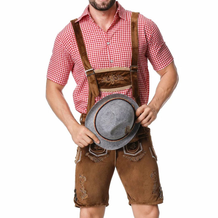 Thorsten Embroidered Lederhosen Set