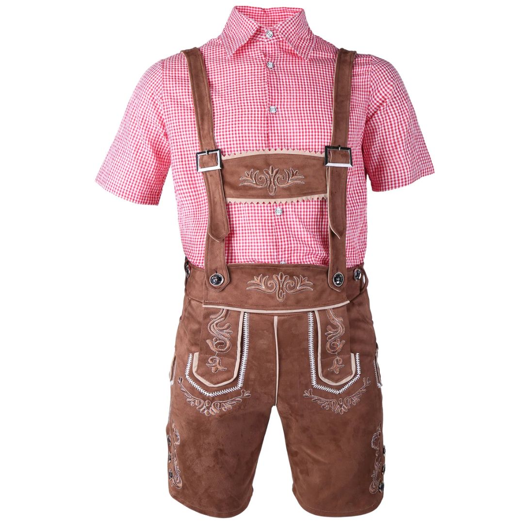 Thorsten Embroidered Lederhosen Set