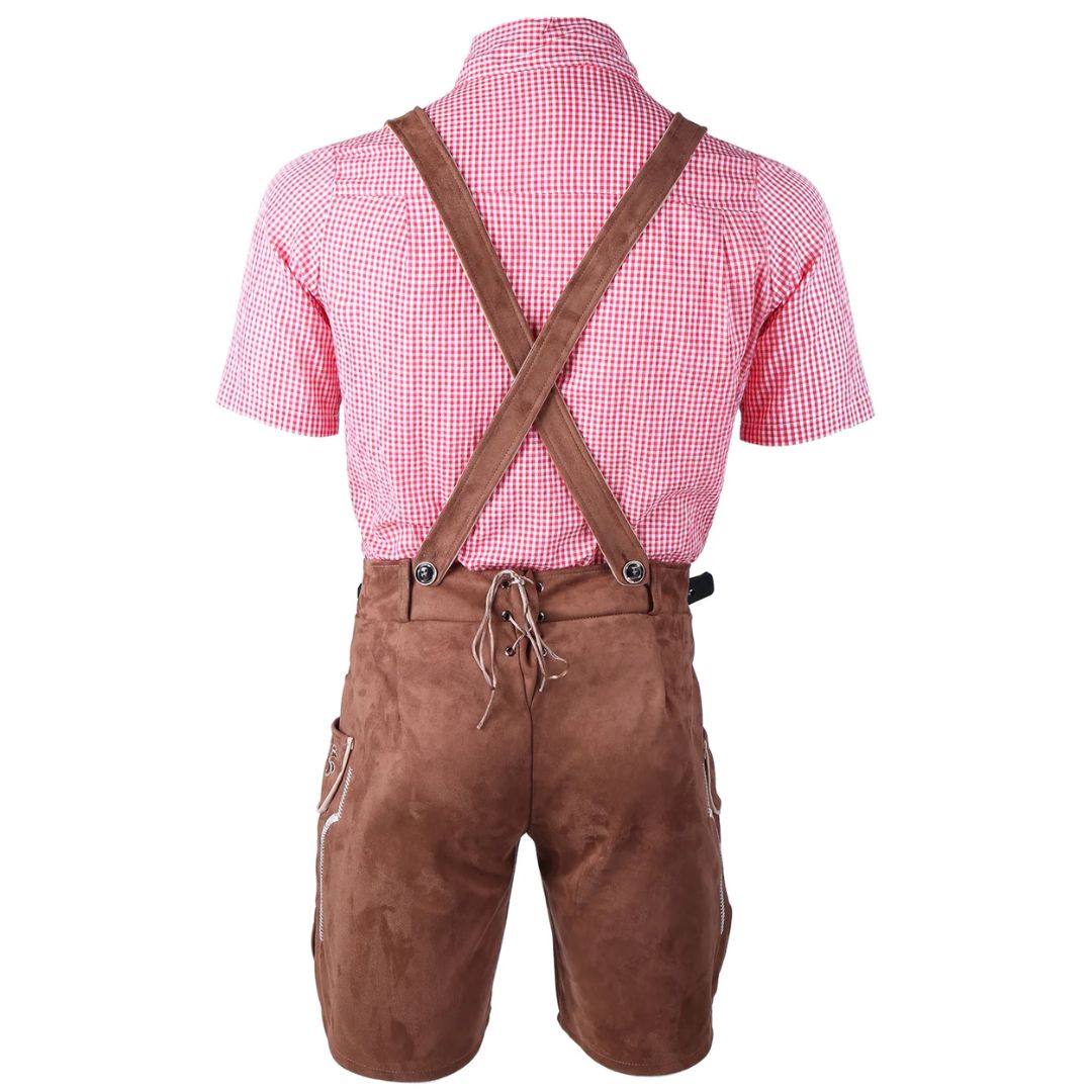 Thorsten Embroidered Lederhosen Set