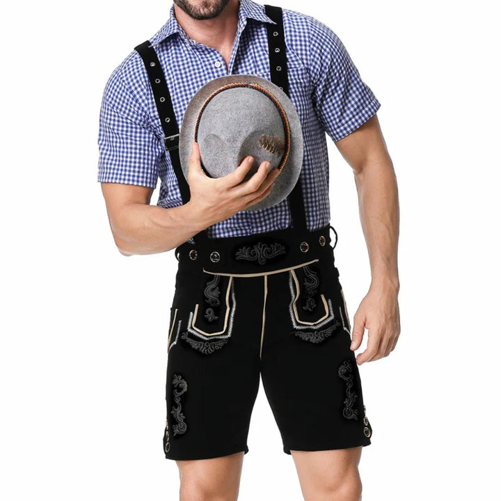 Thorsten Embroidered Lederhosen Set