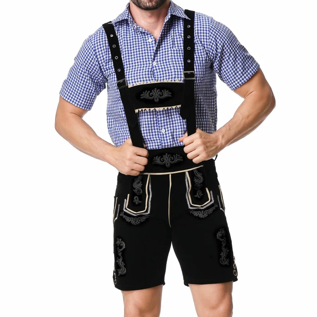 Thorsten Embroidered Lederhosen Set