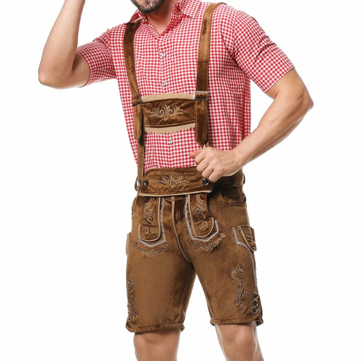 Thorsten Embroidered Lederhosen Set