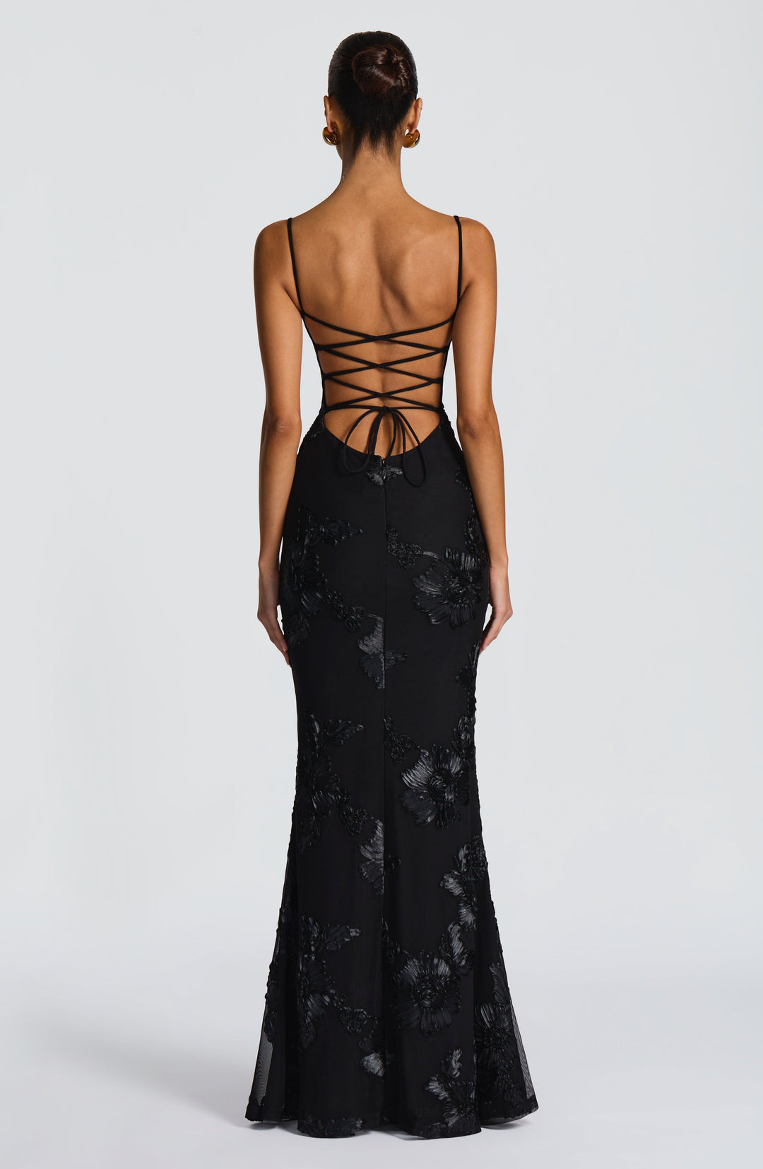 River Floral Sequin Maxi Dress