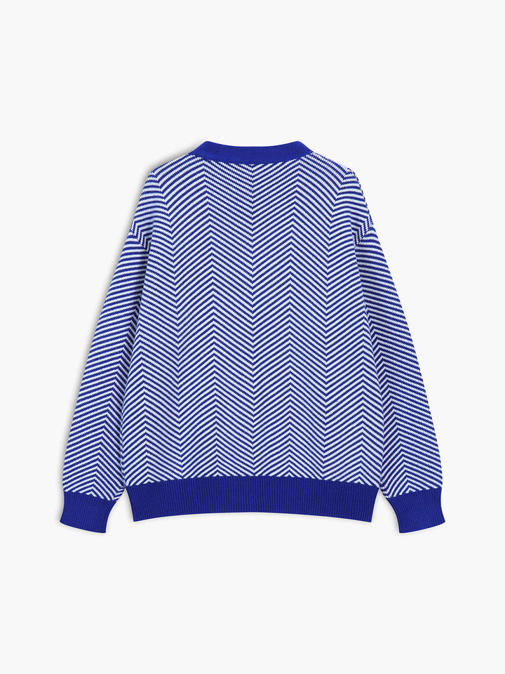 Ysabel Stripe Contrast Cardigan