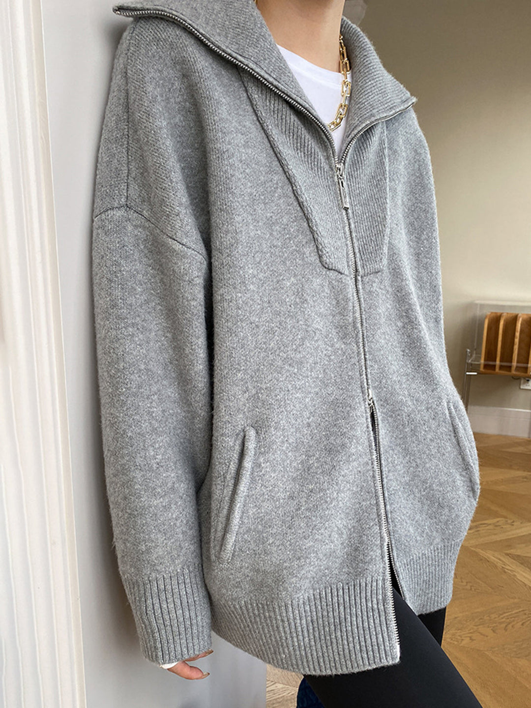 Sevilla Half-Zip Oversized Sweater