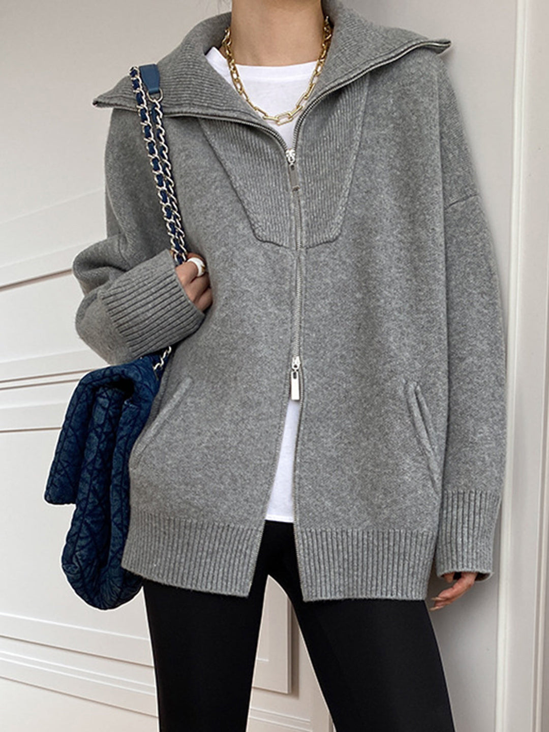 Sevilla Half-Zip Oversized Sweater
