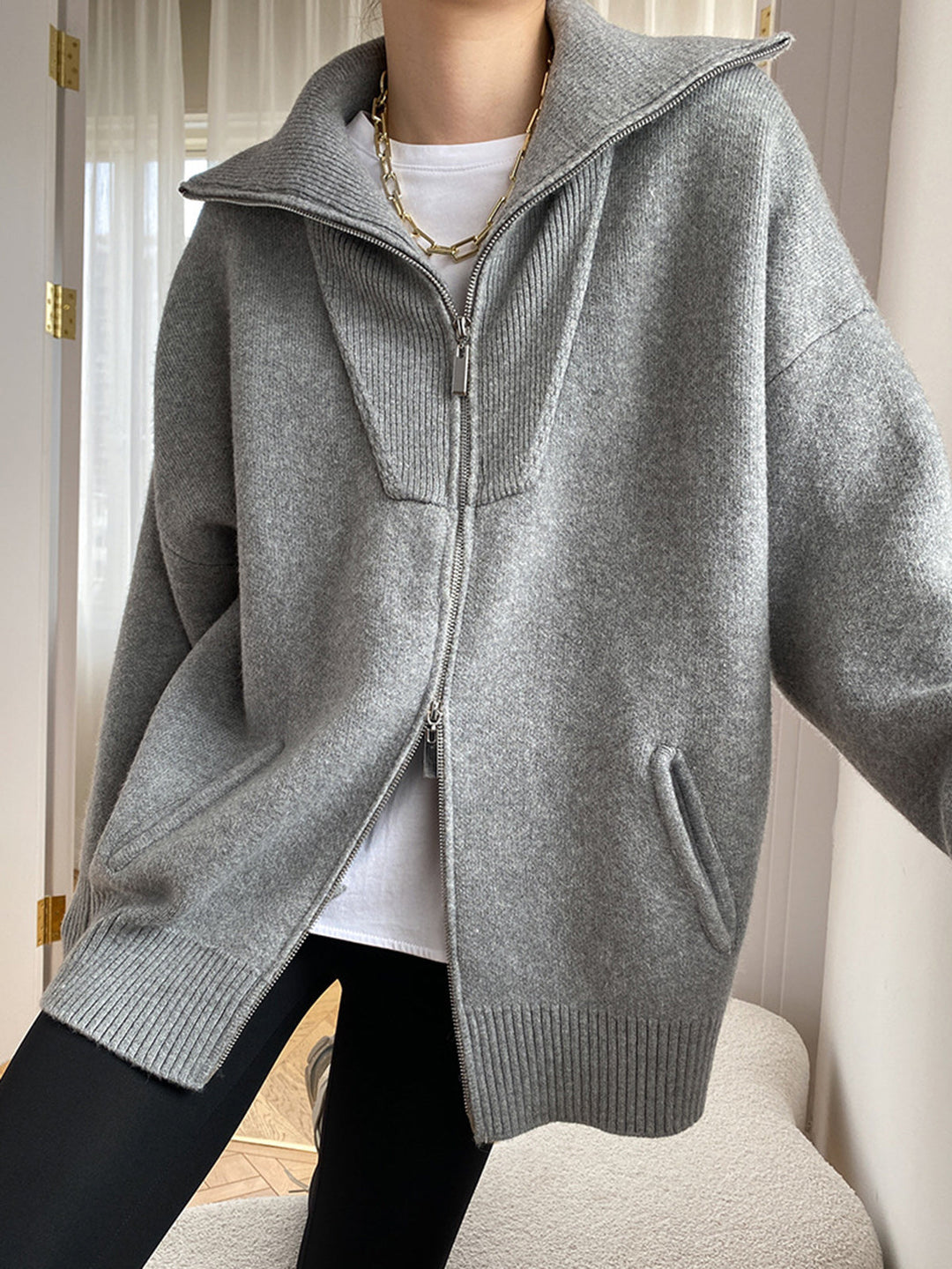 Sevilla Half-Zip Oversized Sweater