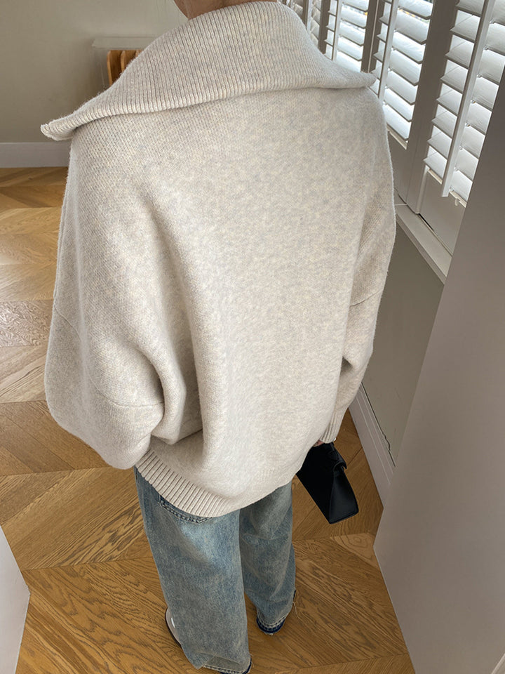 Sevilla Half-Zip Oversized Sweater