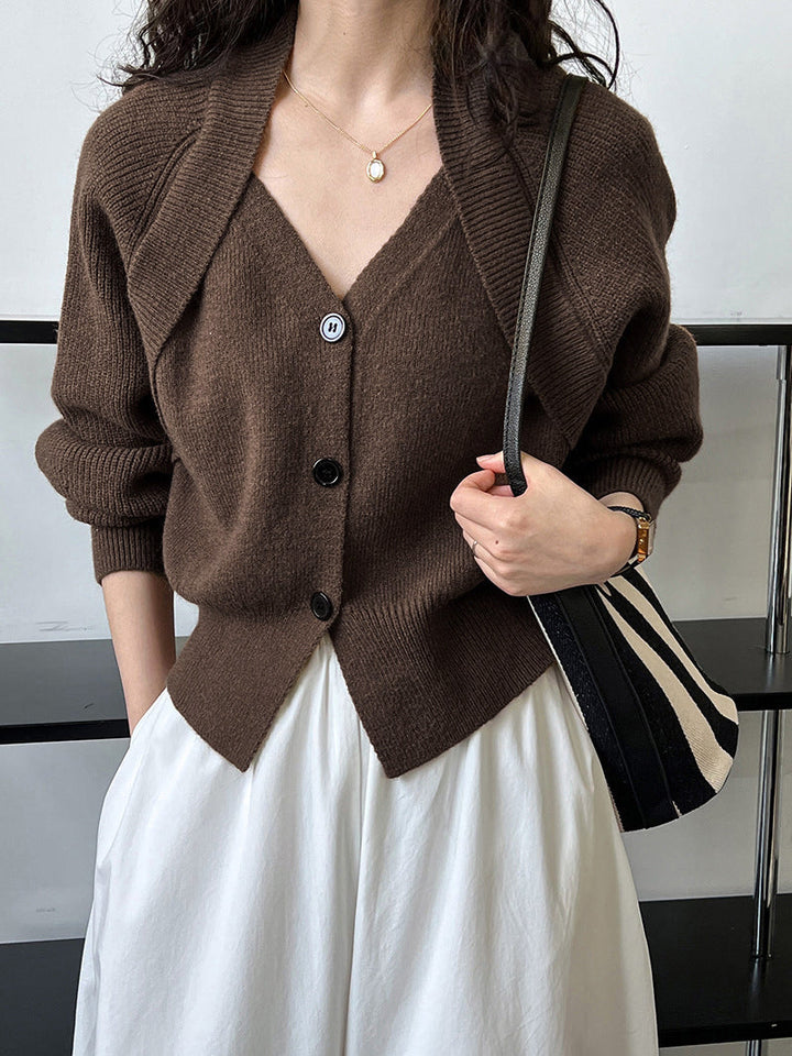 Carly Pointed Hem Cardigan