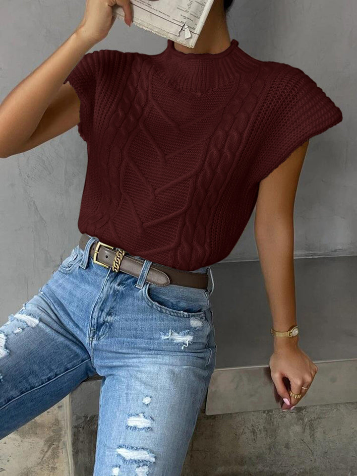 Tam Cable Sleeve Sweater Vest