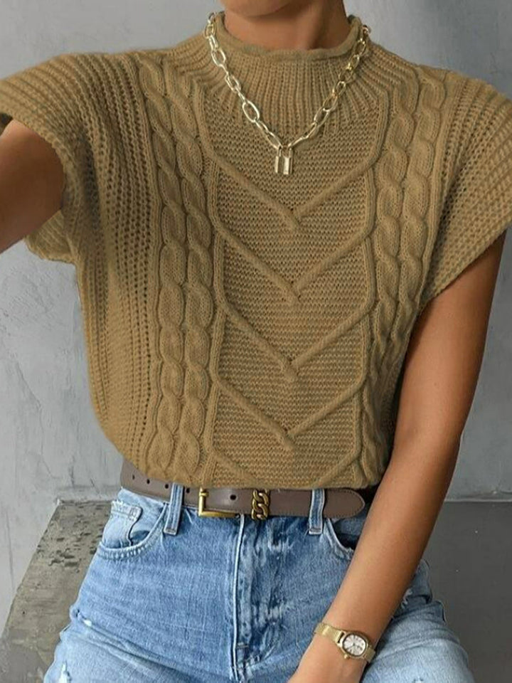 Tam Cable Sleeve Sweater Vest