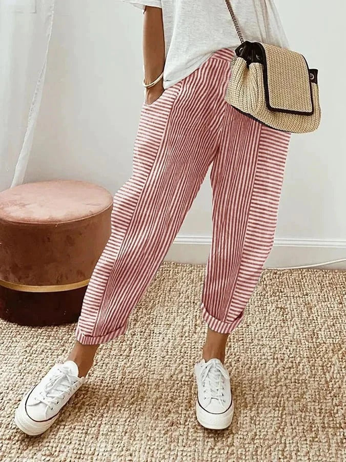 Holly Striped Jogger Pants