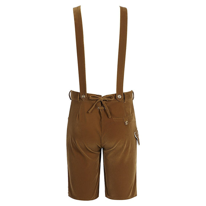Laurenz Embroidered Lederhosen Set