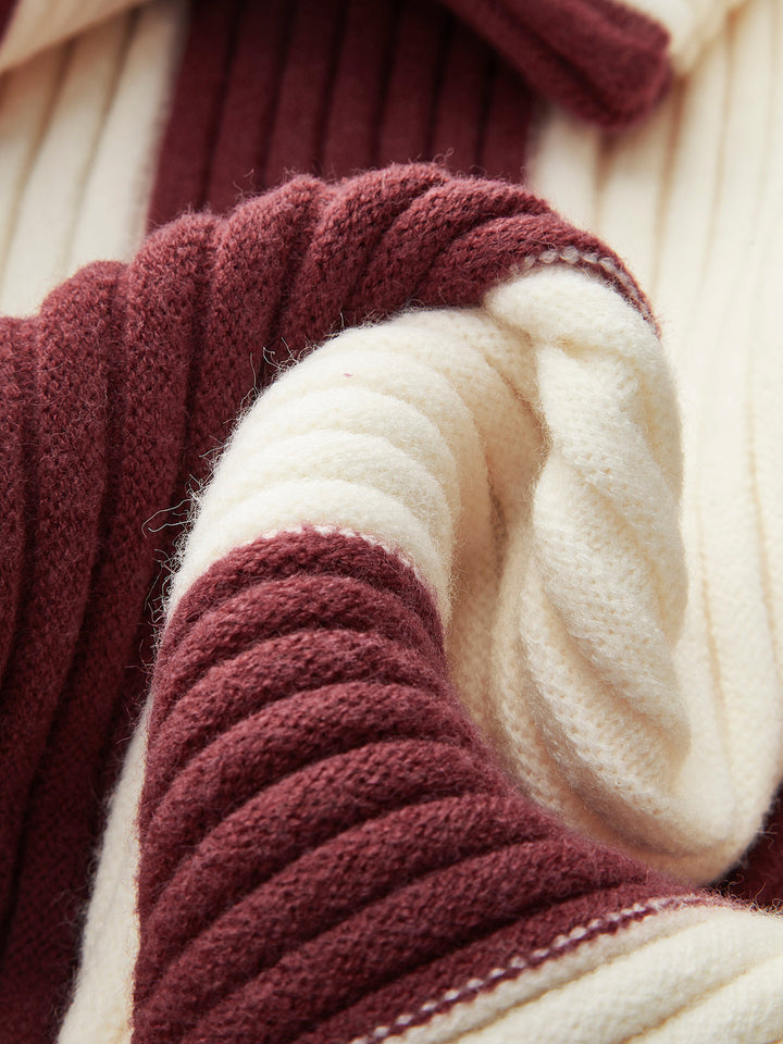 Yarae Color Block Shawl Cardigan