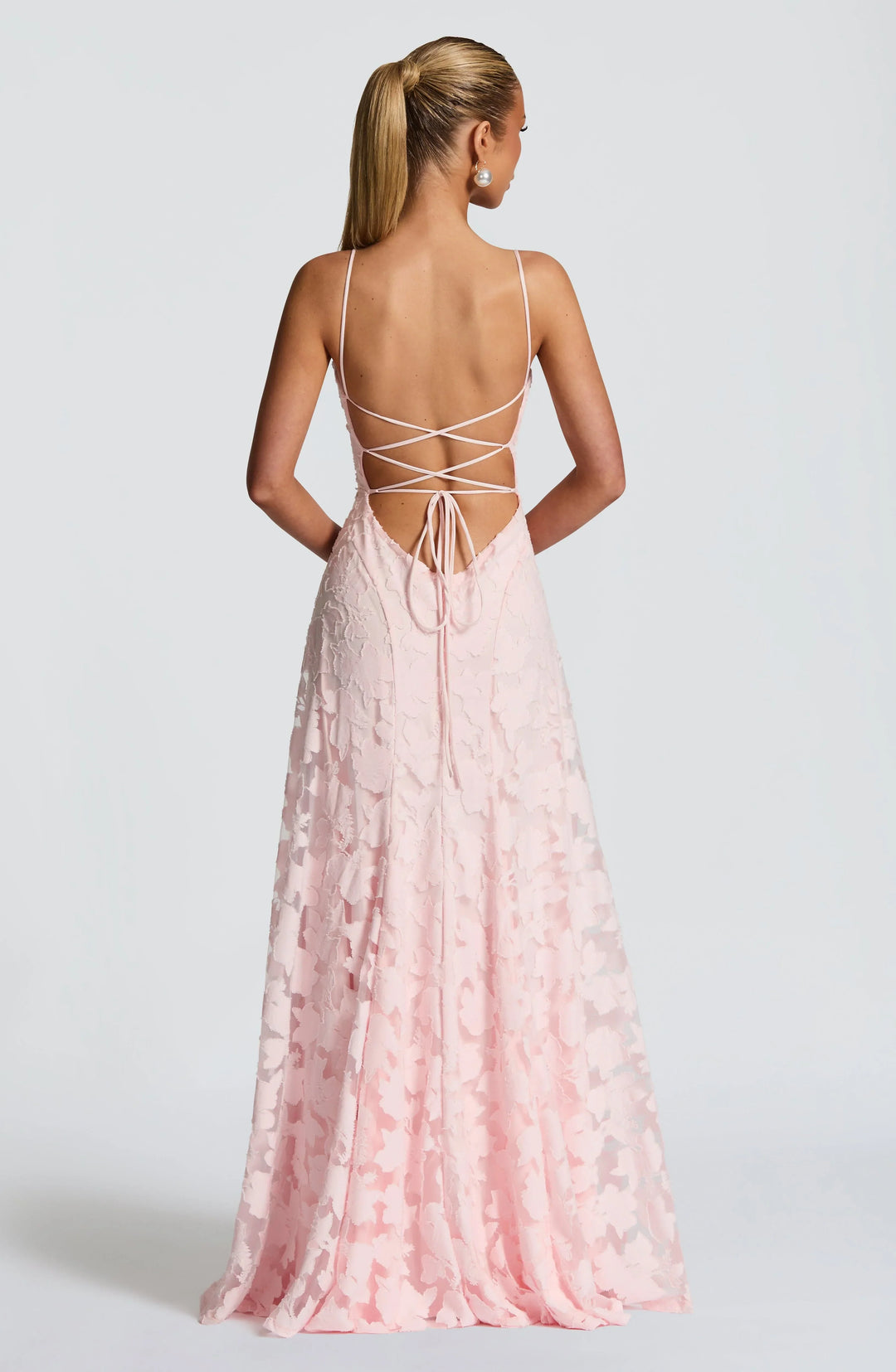 Olivia Textured A Line Maxi Dress