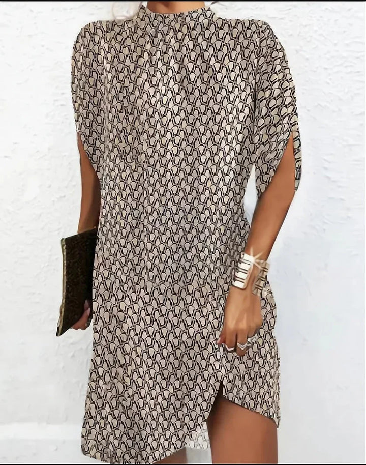 Alessandra Draped Denim Mini Dress