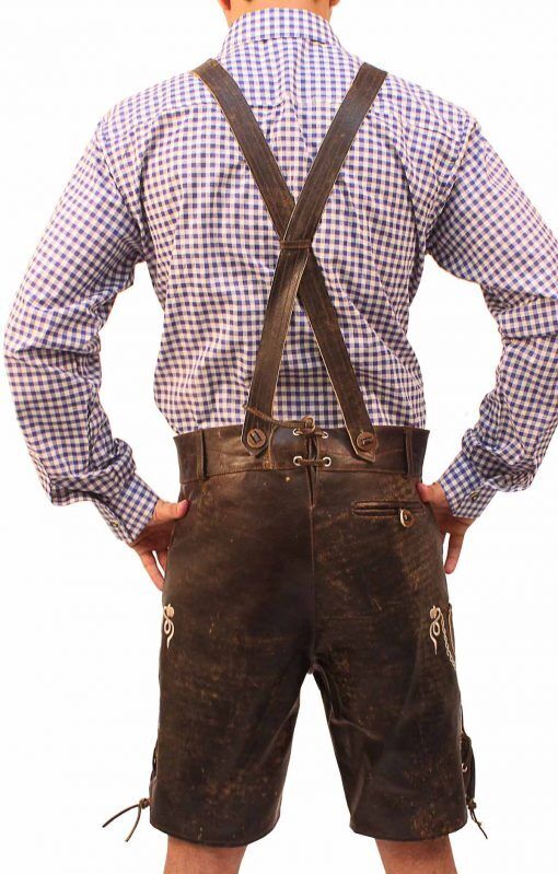 Quillan Embroidered Lederhosen Set