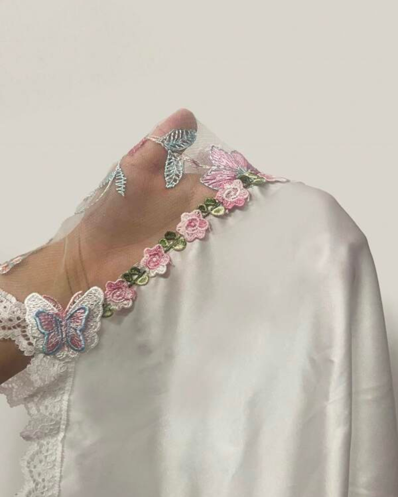 Aeva Floral Embroidered Slip Dress