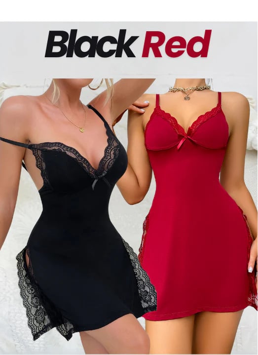 Cassiane Delicate Trim Slip Dress