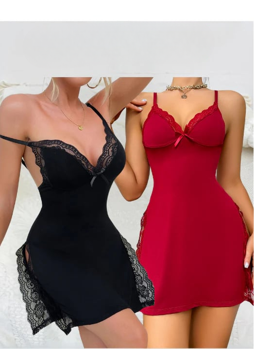 Cassiane Delicate Trim Slip Dress