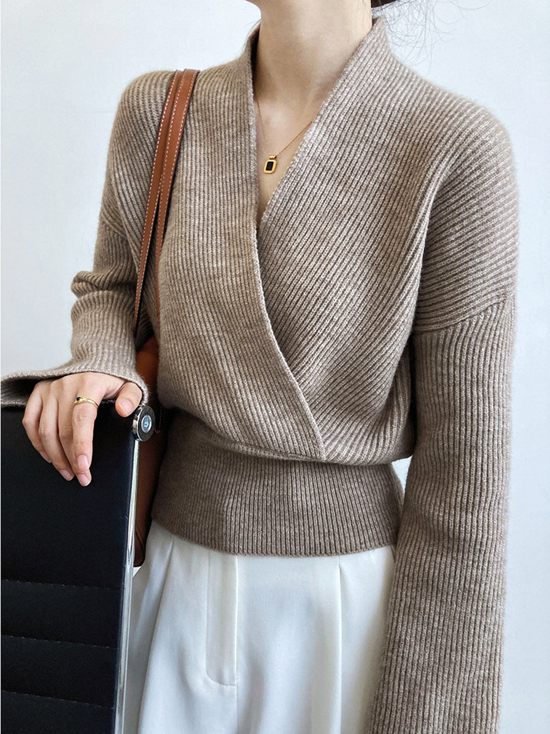 Katya Wrap Front Cardigan