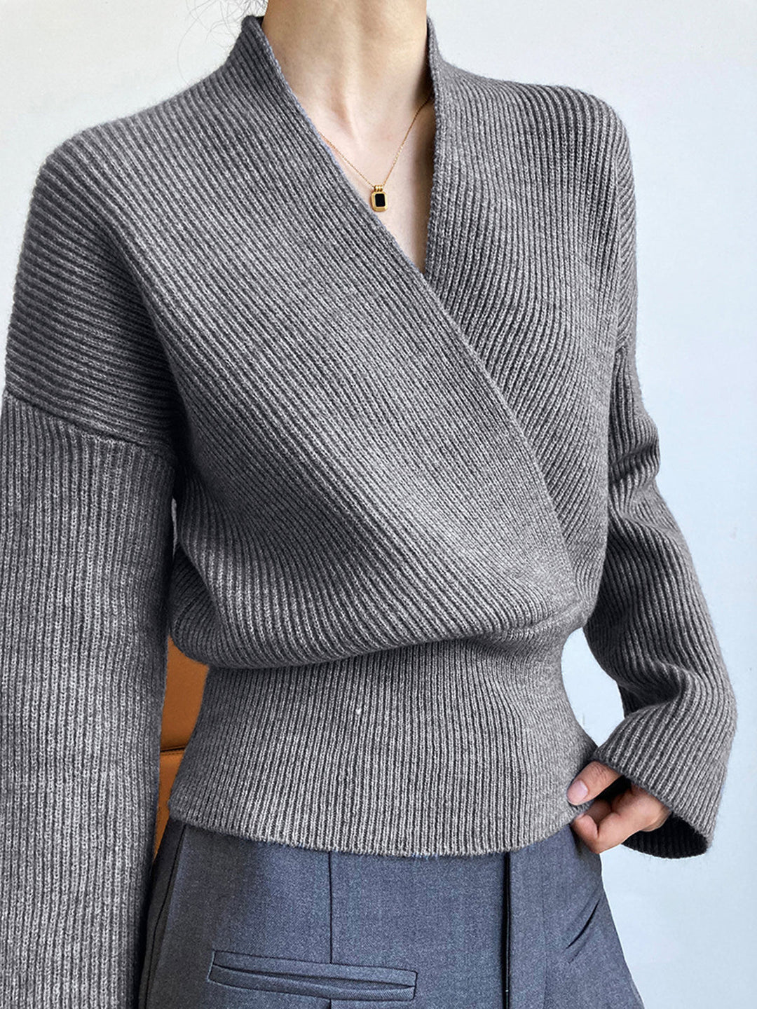Katya Wrap Front Cardigan