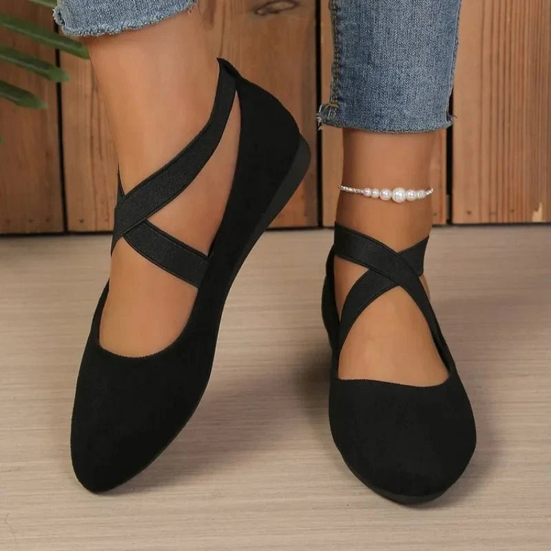 Anais Crisscross Ballet Flats