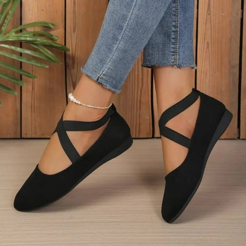Anais Crisscross Ballet Flats