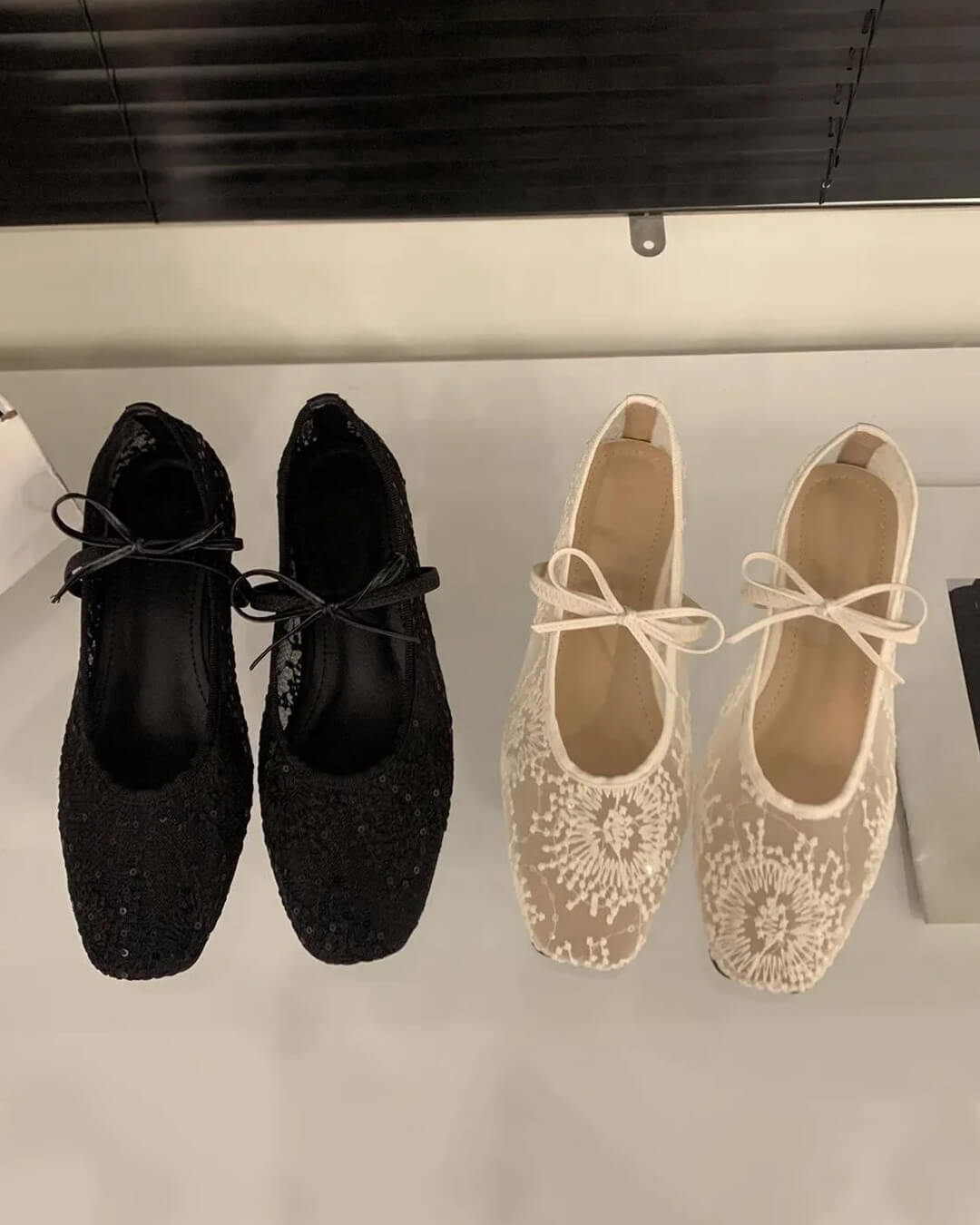 Joan Lace Ballet Flats