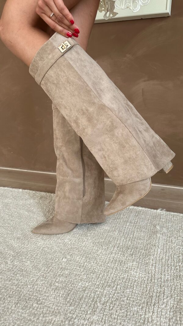 Kyla Pointed Knee High Boots