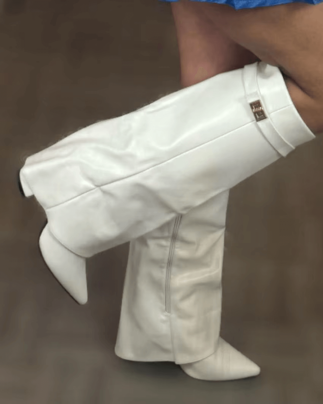 Kyla Pointed Knee High Boots