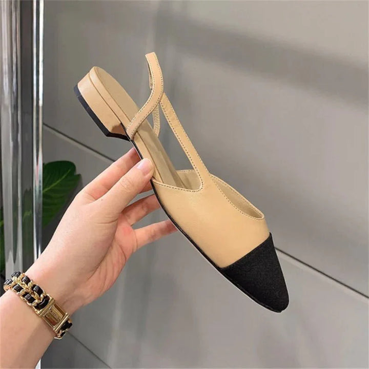 Maren Cap Toe Slingback Flats