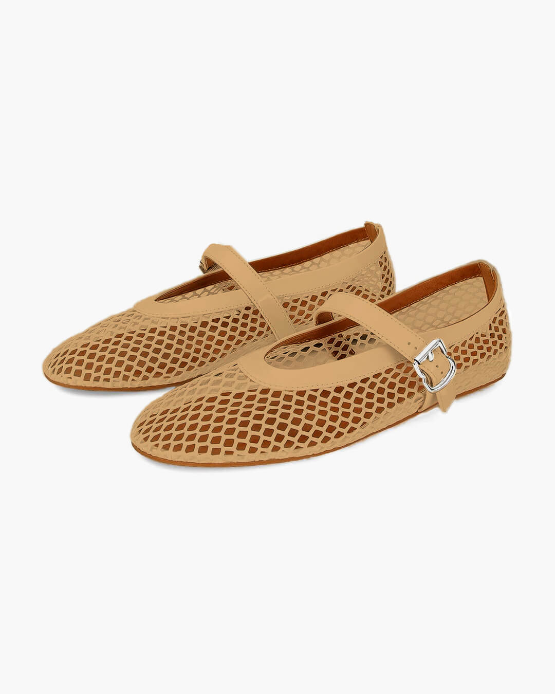 Rebecca Mesh Mary Jane Flats