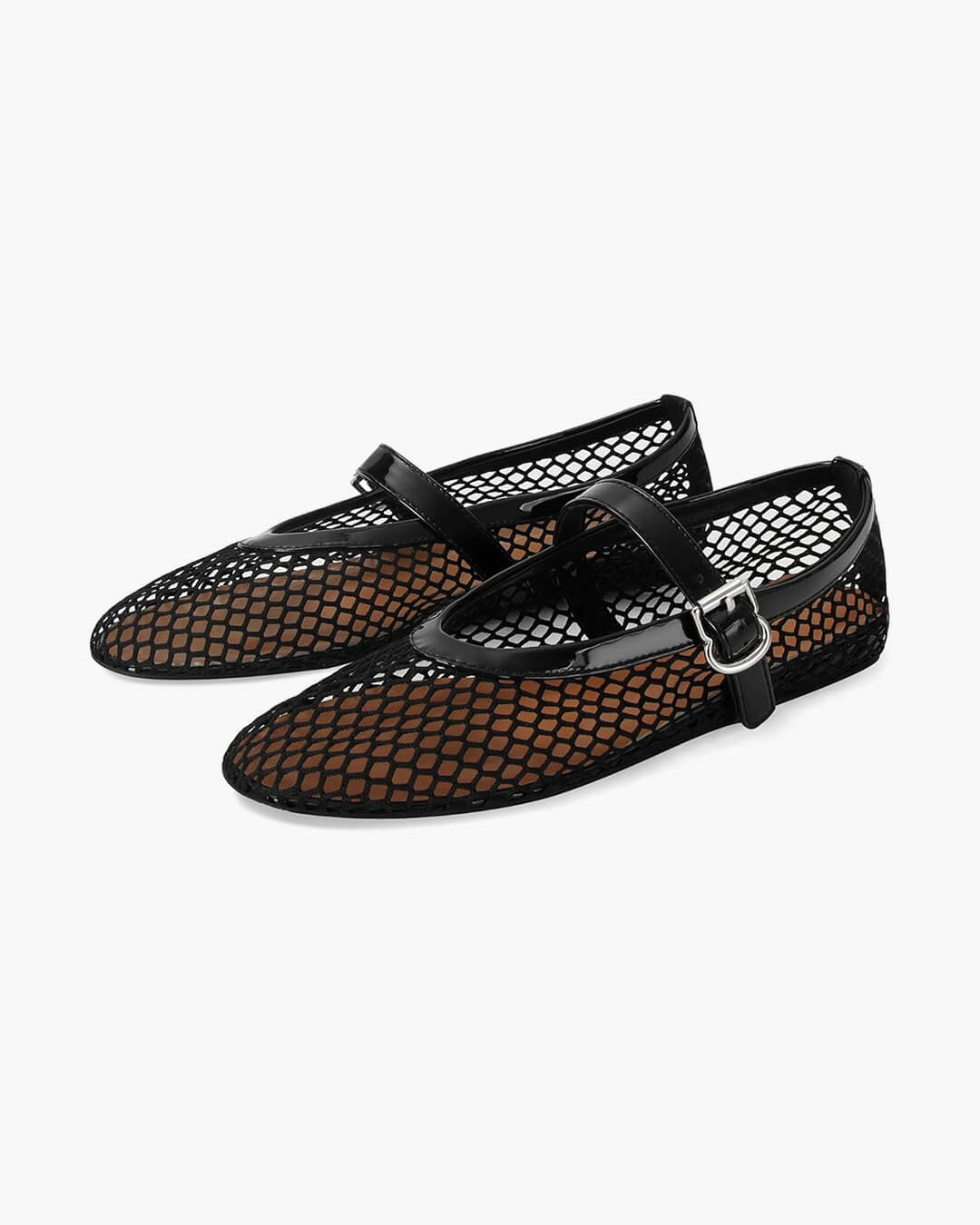 Rebecca Mesh Mary Jane Flats